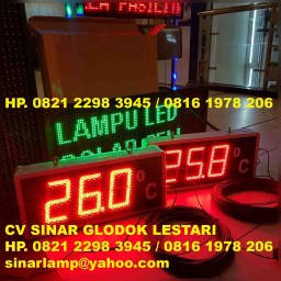 Lampu Display Temperatur atau Termometer Suhu